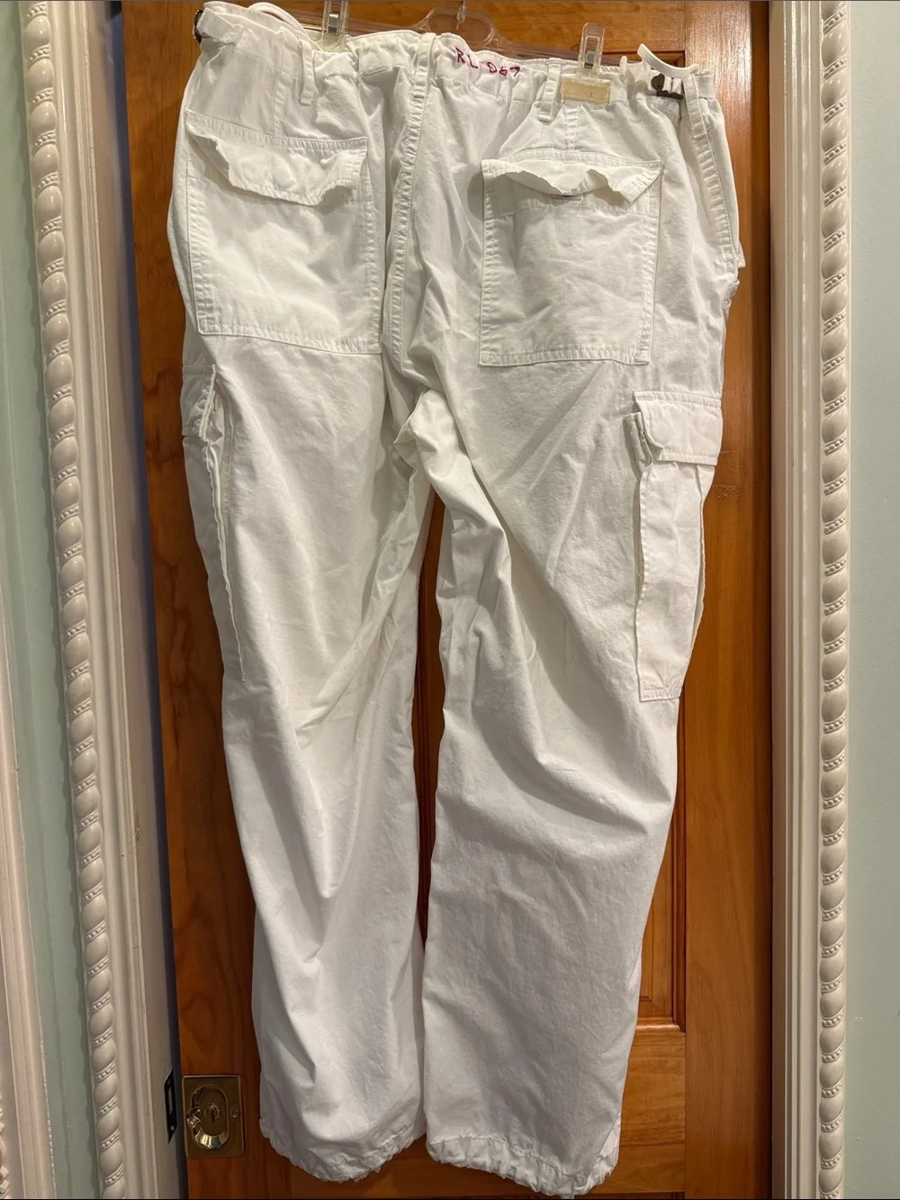 Polo by Ralph Lauren White Cargo Utility Pants